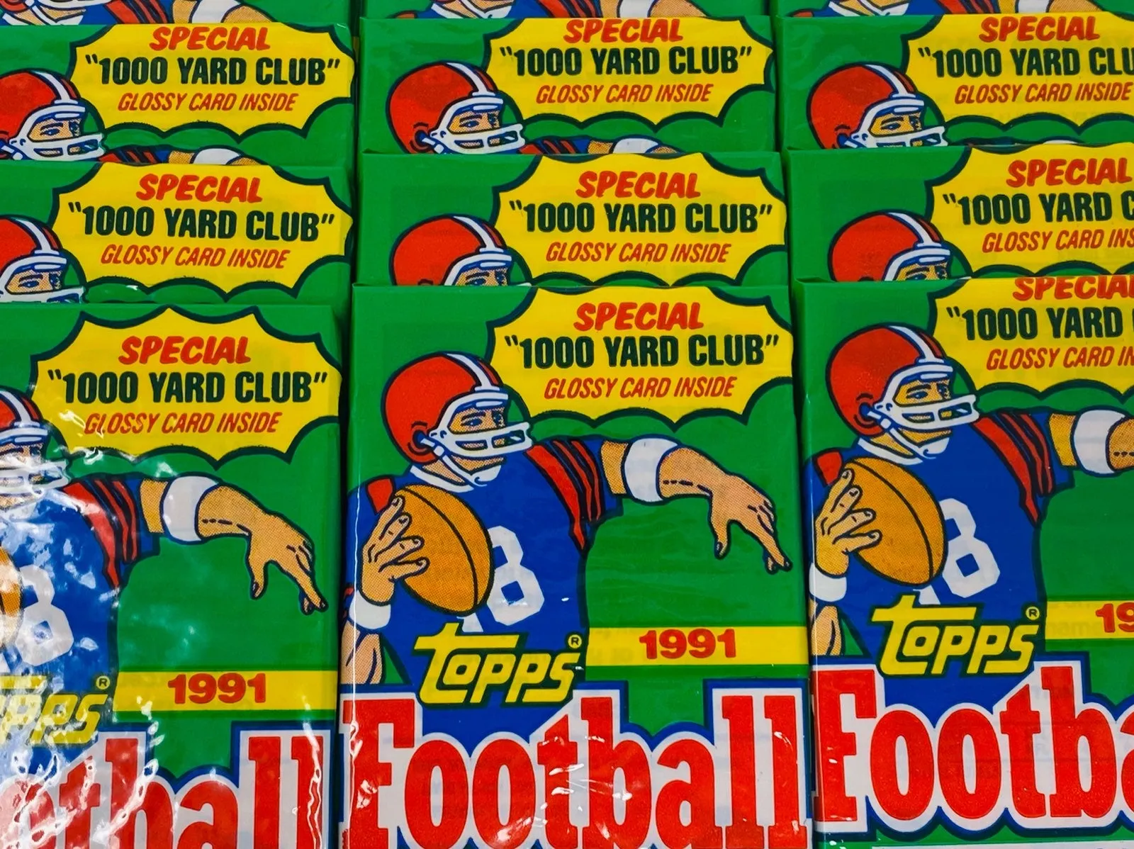 1991 Topps Football Cards Wax Packs