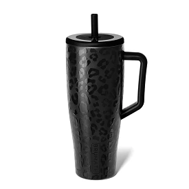 40oz Era Handled Tumbler in Onyx Leopard