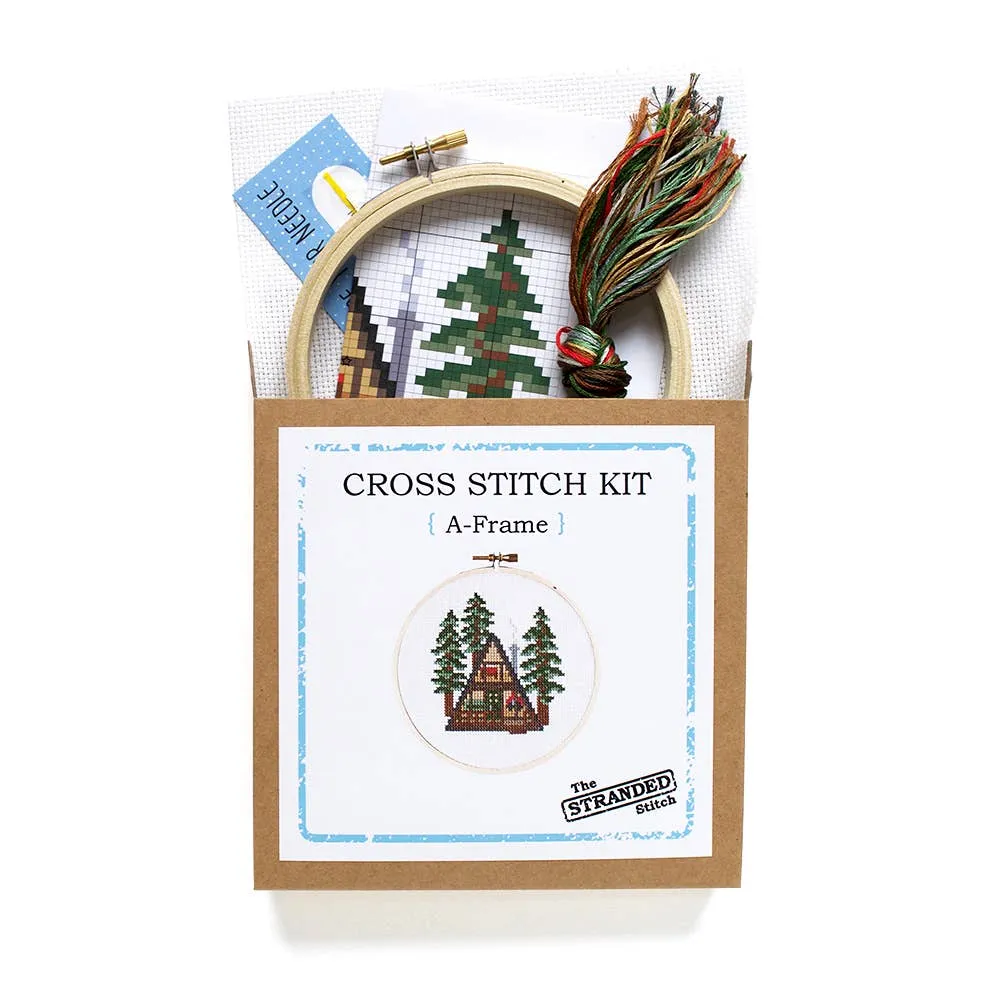 A-Frame Cross Stitch Kit