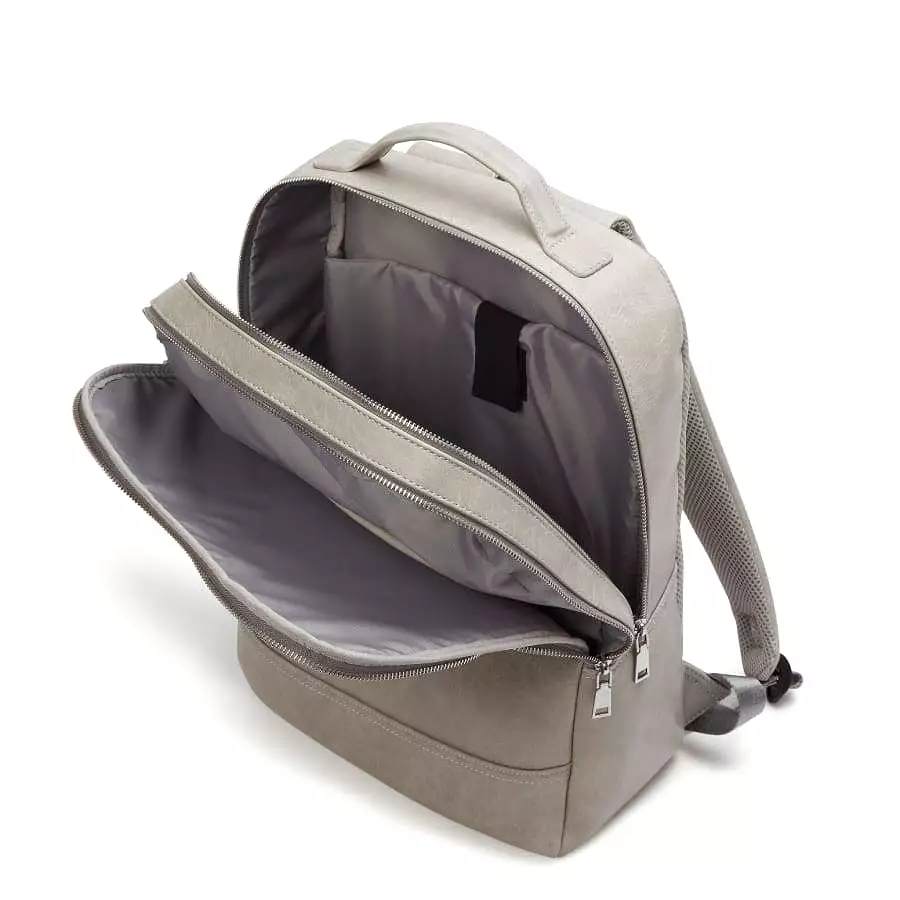 Acacia Vegan Laptop Backpack | Grey