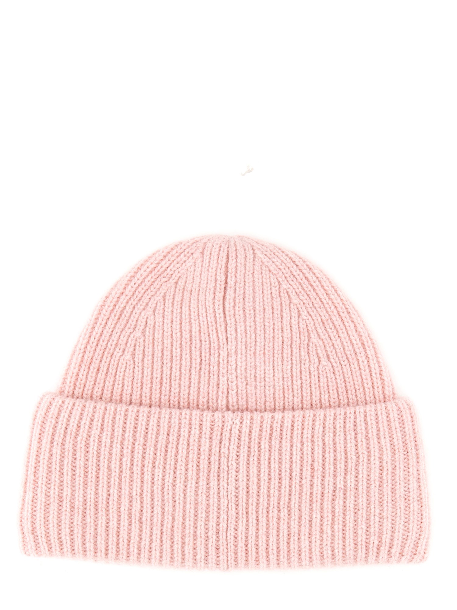 ACNE STUDIOS    BEANIE HAT WITH WOOL PATCH FACE