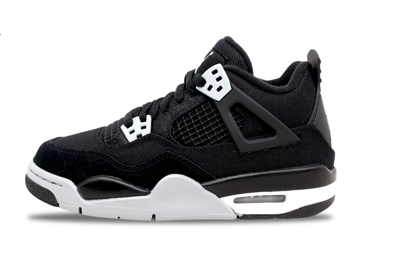 Air Jordan 4 Retro SE Black Canvas (GS)