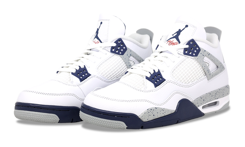 Air Jordan 4 Retro White Midnight Navy