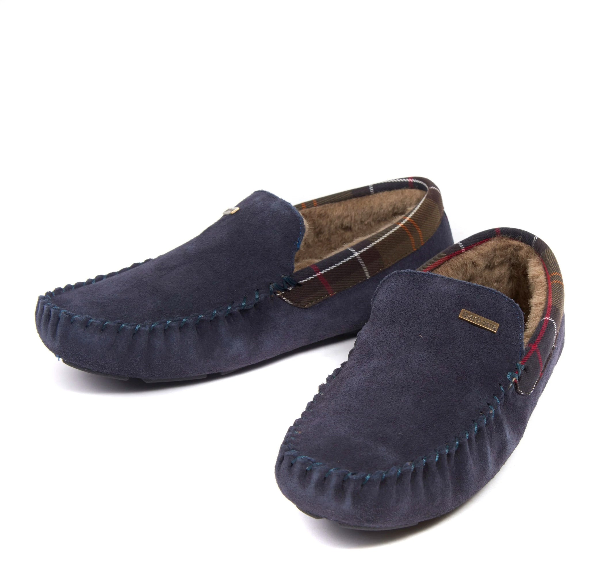 Barbour Mens 'Monty' Suede Moccasin Slipper