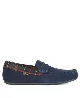 Barbour Mens 'Porterfield' Leather Loafer Slipper