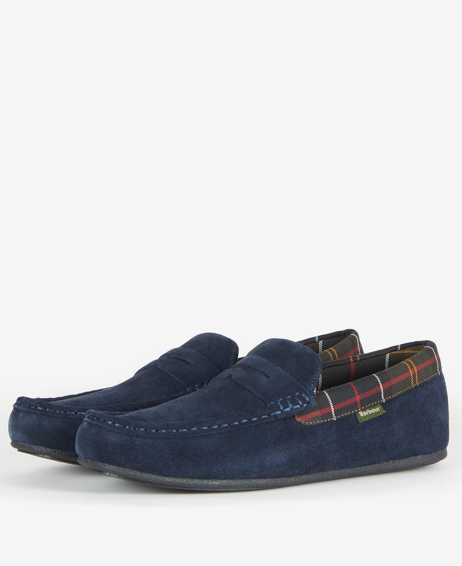 Barbour Mens 'Porterfield' Leather Loafer Slipper