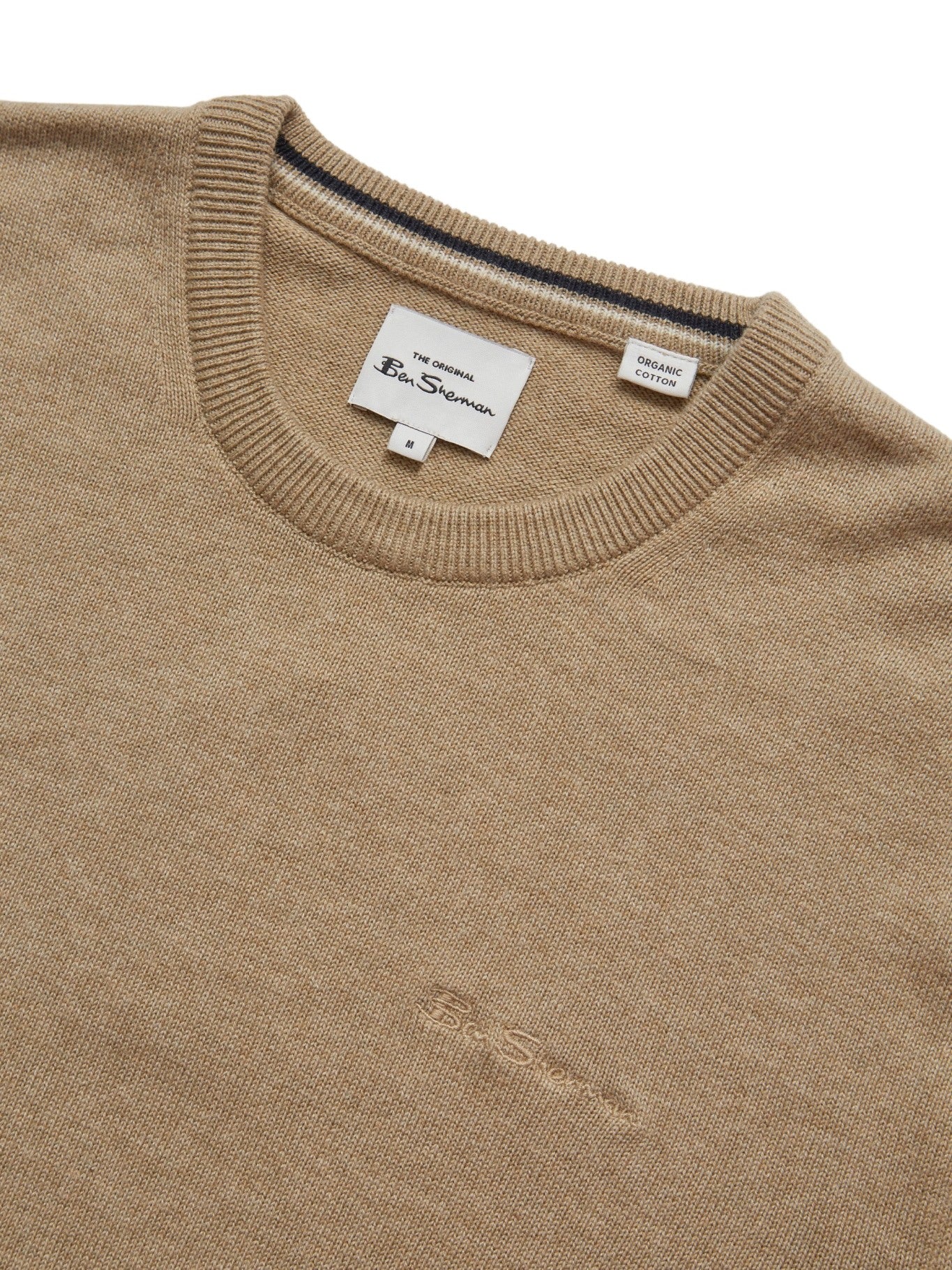 Ben Sherman Mens Signature Knitted Crew Neck Jumper