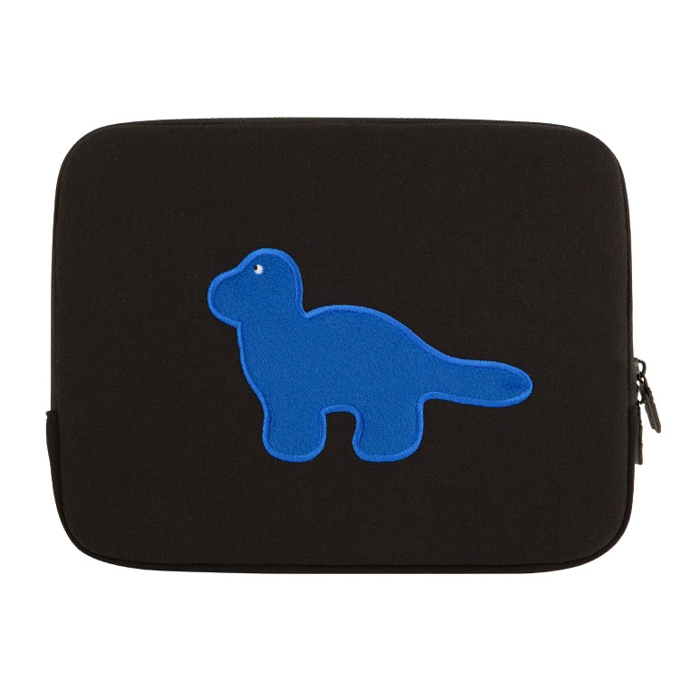 Black Blue Dinosaur embroidery Laptop Sleeves iPad 11 13 15inch Fitted Cases Pouches Protective Covers Purses Handbags Square Cu