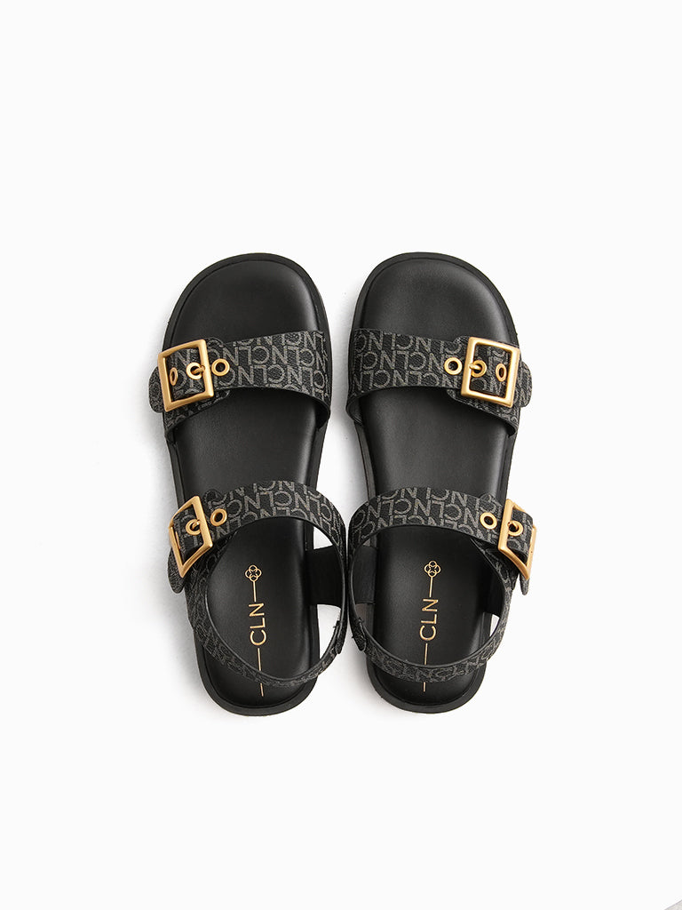 Blackberry Flat Sandals