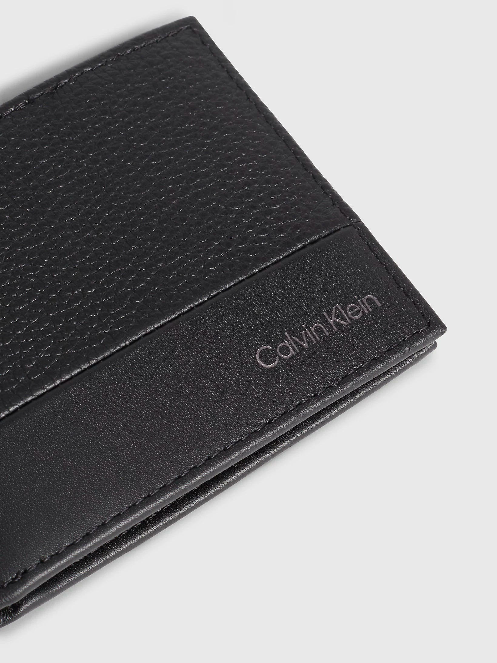 Calvin Klein Mens Subtle Mix Bifold Leather Wallet