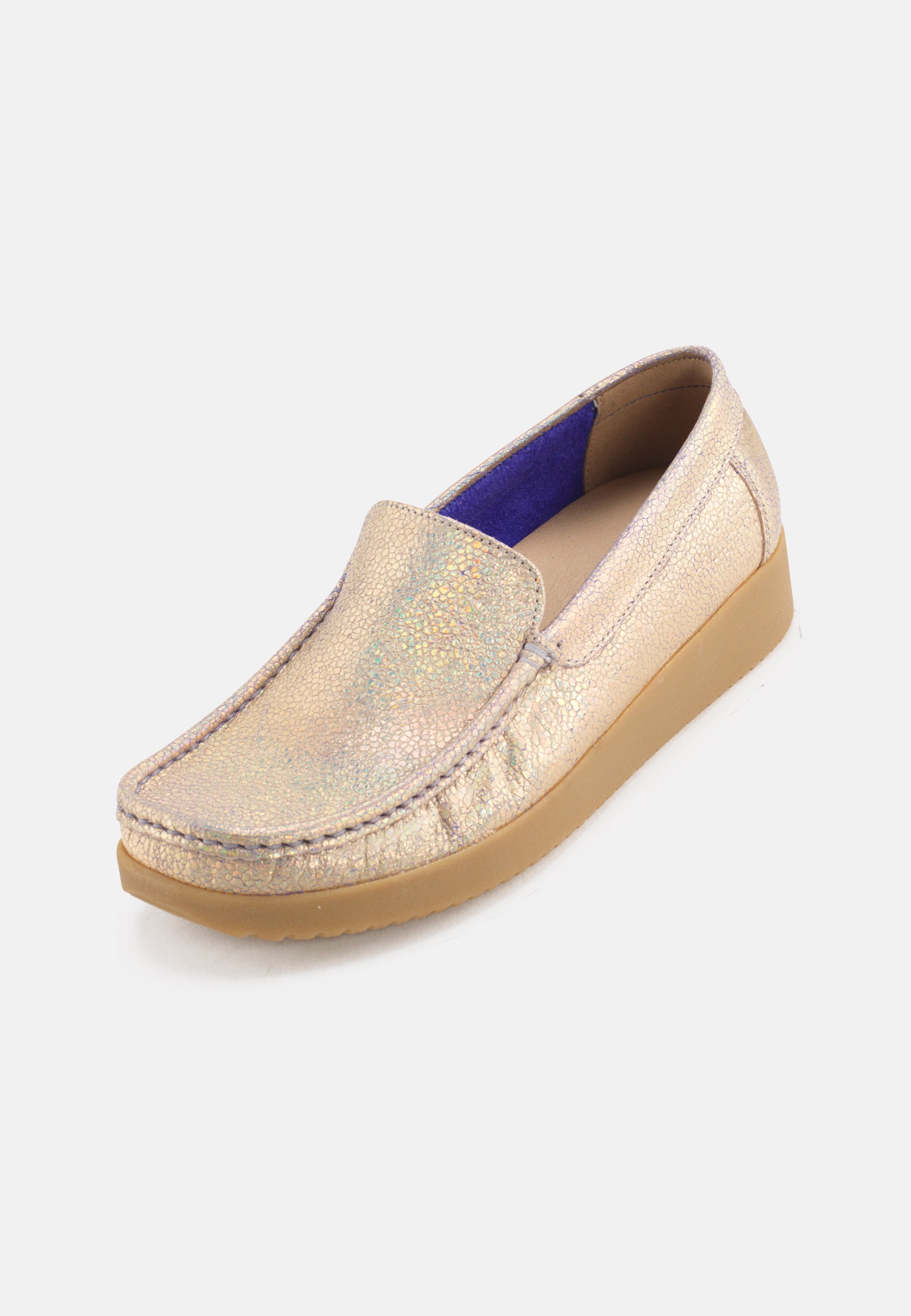 Elin Loafer Metallic Suede - Multicolor