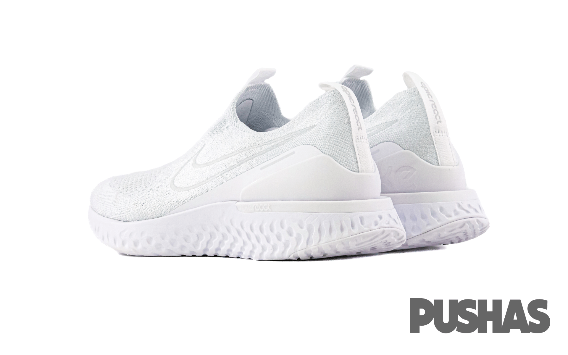 Epic Phantom React Flyknit 'White Pure Platinum' W (2019)