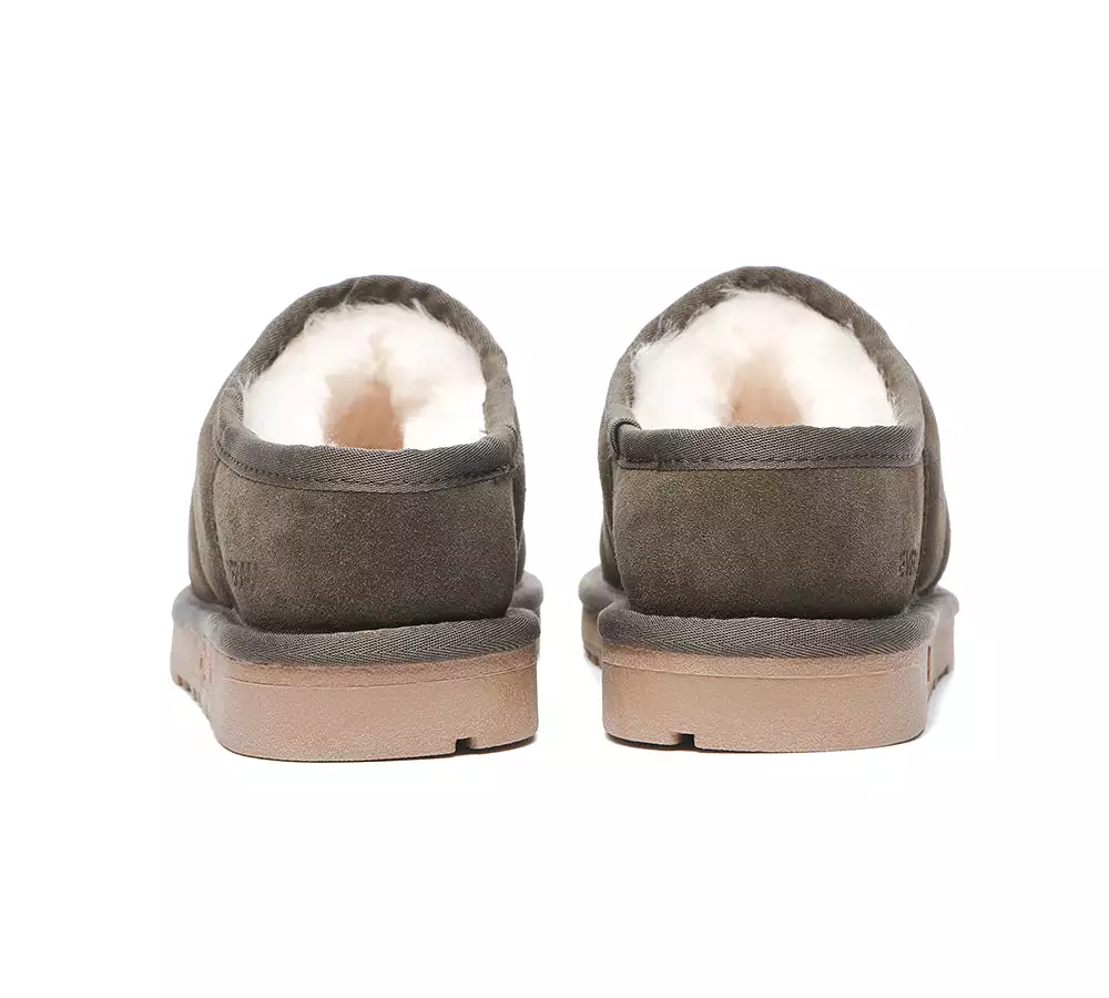 EVERAU Ultra Puffer Style Women Sheepskin Slippers