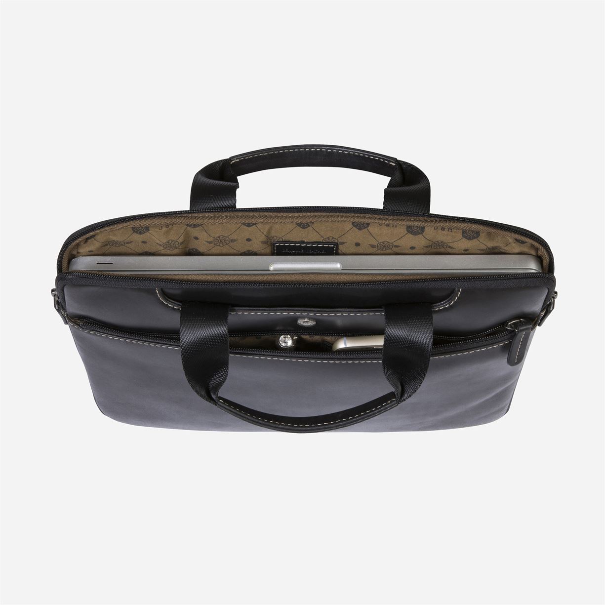 Extra Slim Laptop Brief, Black