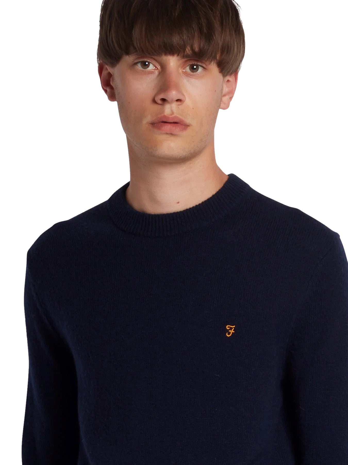 Farah Mens 'Birchall' Lambswool Crew Neck Jumper