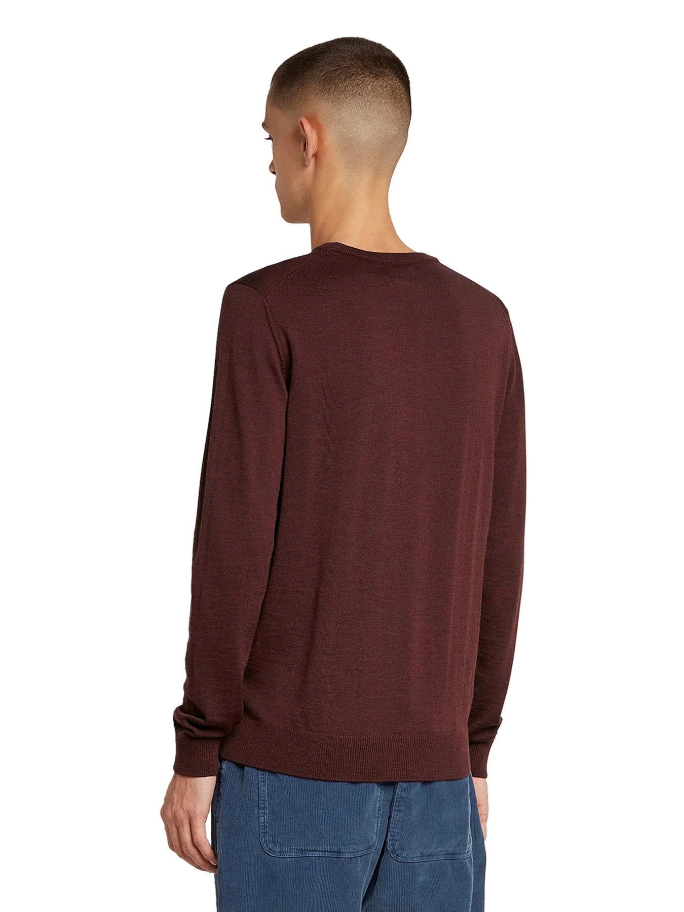 Farah Mens 'Mullen' Merino Wool Jumper - Crew Neck