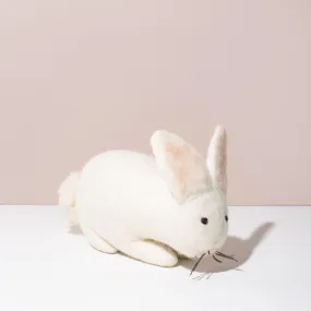 Hand Felted White Bunny