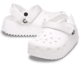 Hiker Adult Classic Clog - White