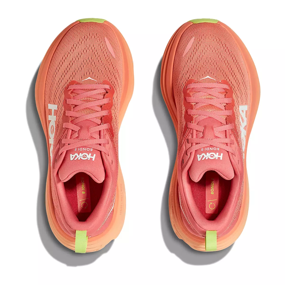 Hoka Bondi 8 Womens | Coral / Papaya