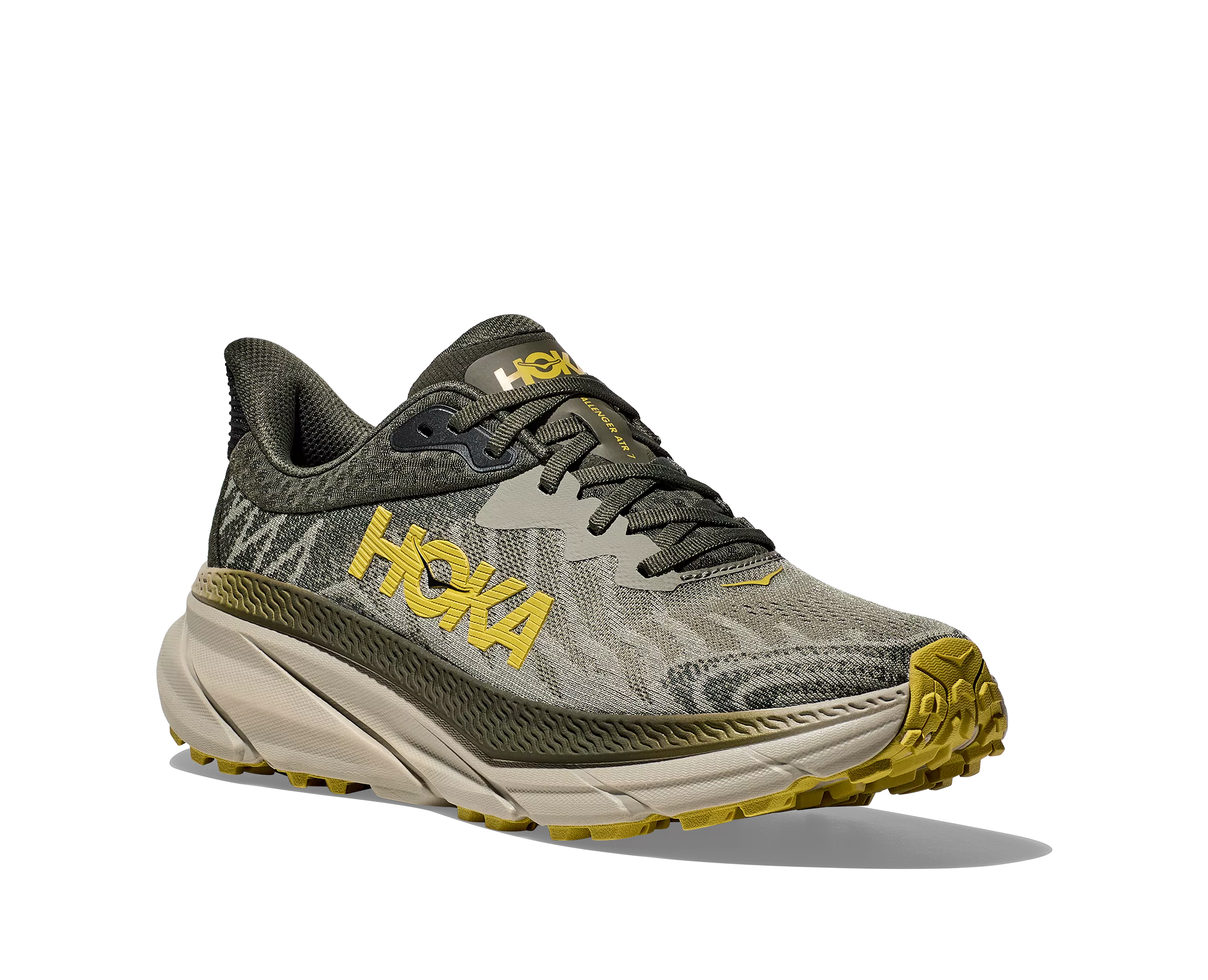 Hoka Challenger 7 Mens | Olive Haze / Forest Cover