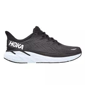 Hoka Clifton 8 Mens Wide | Black / White