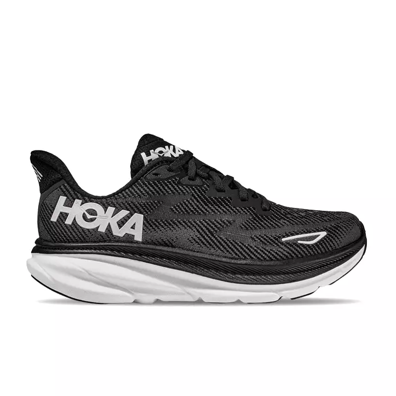 HOKA CLIFTON 9 BLACK / WHITE 1127895