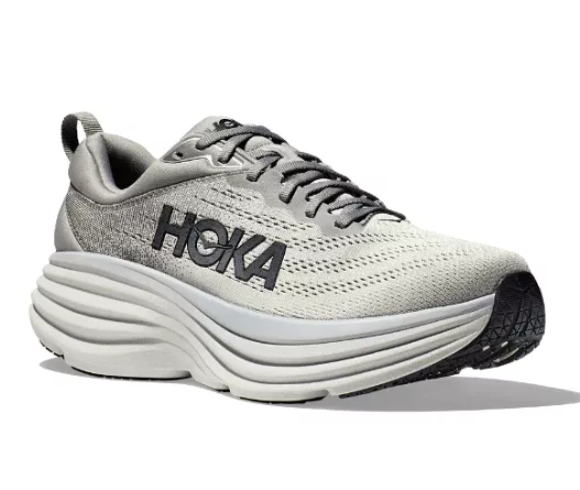 Hoka One One Bondi 8 Men's - Sharkskin/Harbor Mist