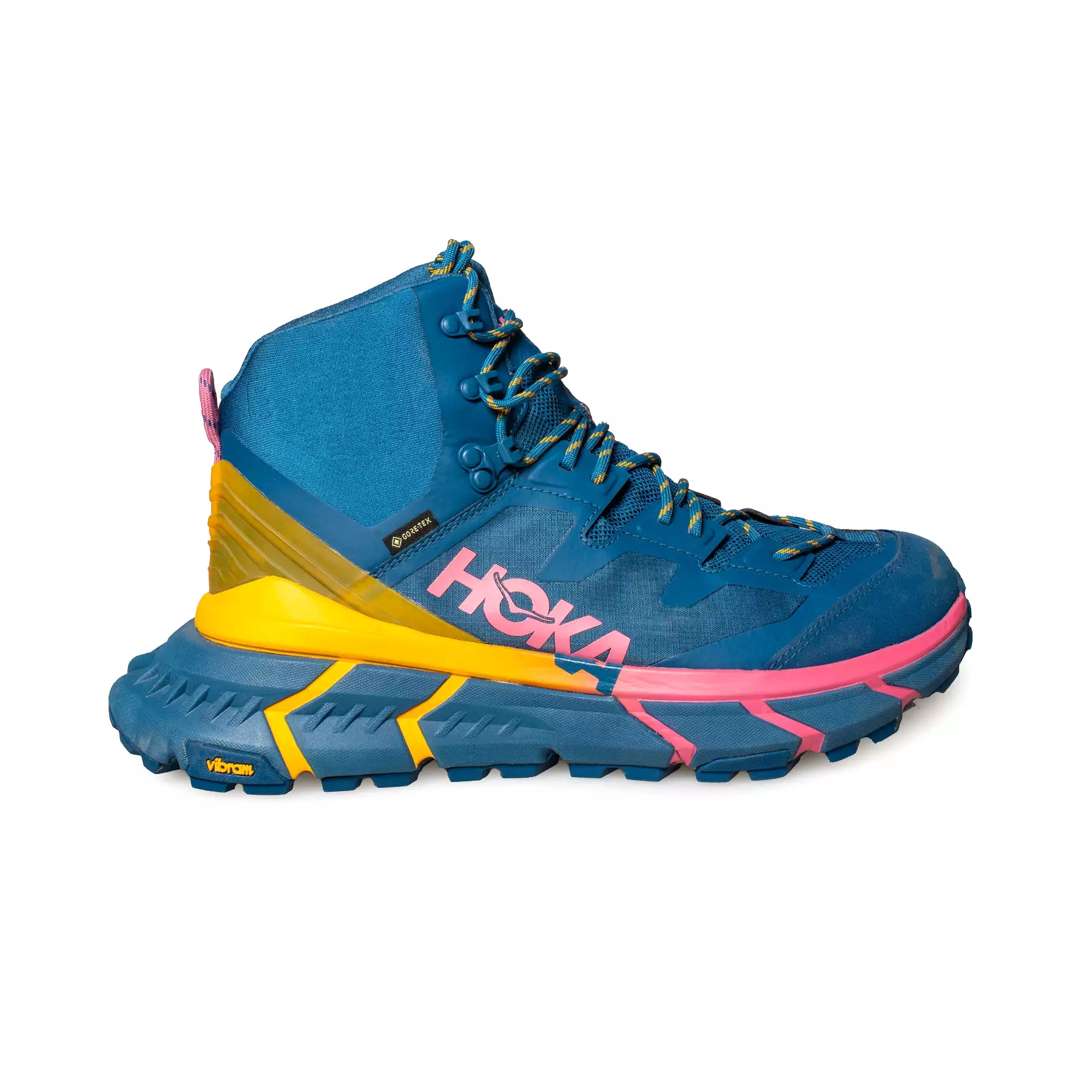 Hoka One One Tennine Hike GTX Moroccan Blue / Saffron Boots - Men's