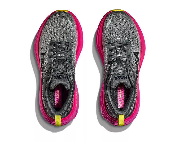 'HOKA' Women's Bondi 8 - Castlerock / Strawberry