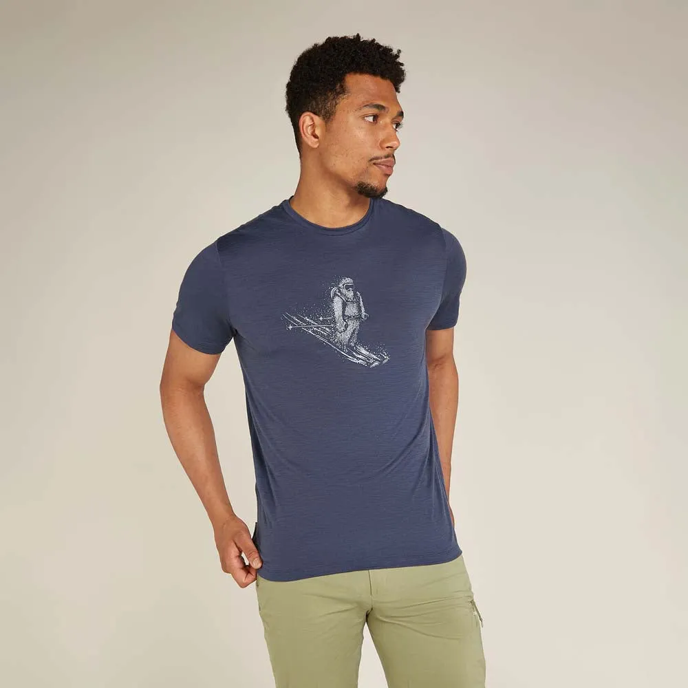 Icebreaker Merino 150 Tech Lite SS Tee Skiing Yeti Men