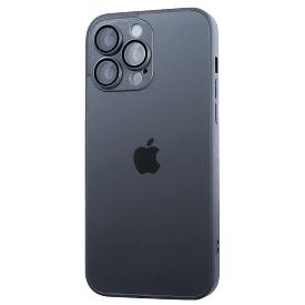 iPhone 13 Pro AG Glass Case, with Glasses on Cameras