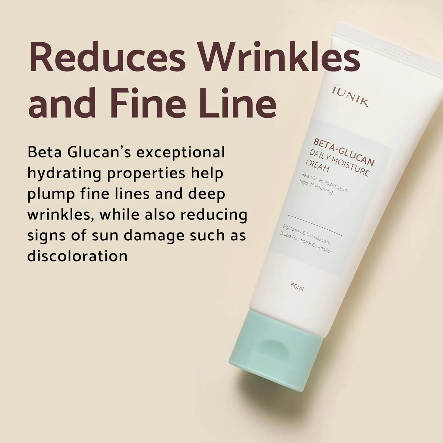 Iunik Beta Glucan Daily Moisture Cream - 60ML