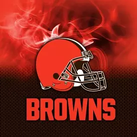 KR Strikeforce NFL on Fire Cleveland Browns Bowling Towel