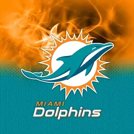 KR Strikeforce NFL on Fire Miami Dolphins Bowling Towel