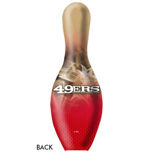 KR Strikeforce NFL on Fire Pin San Francisco 49ers Bowling Pin