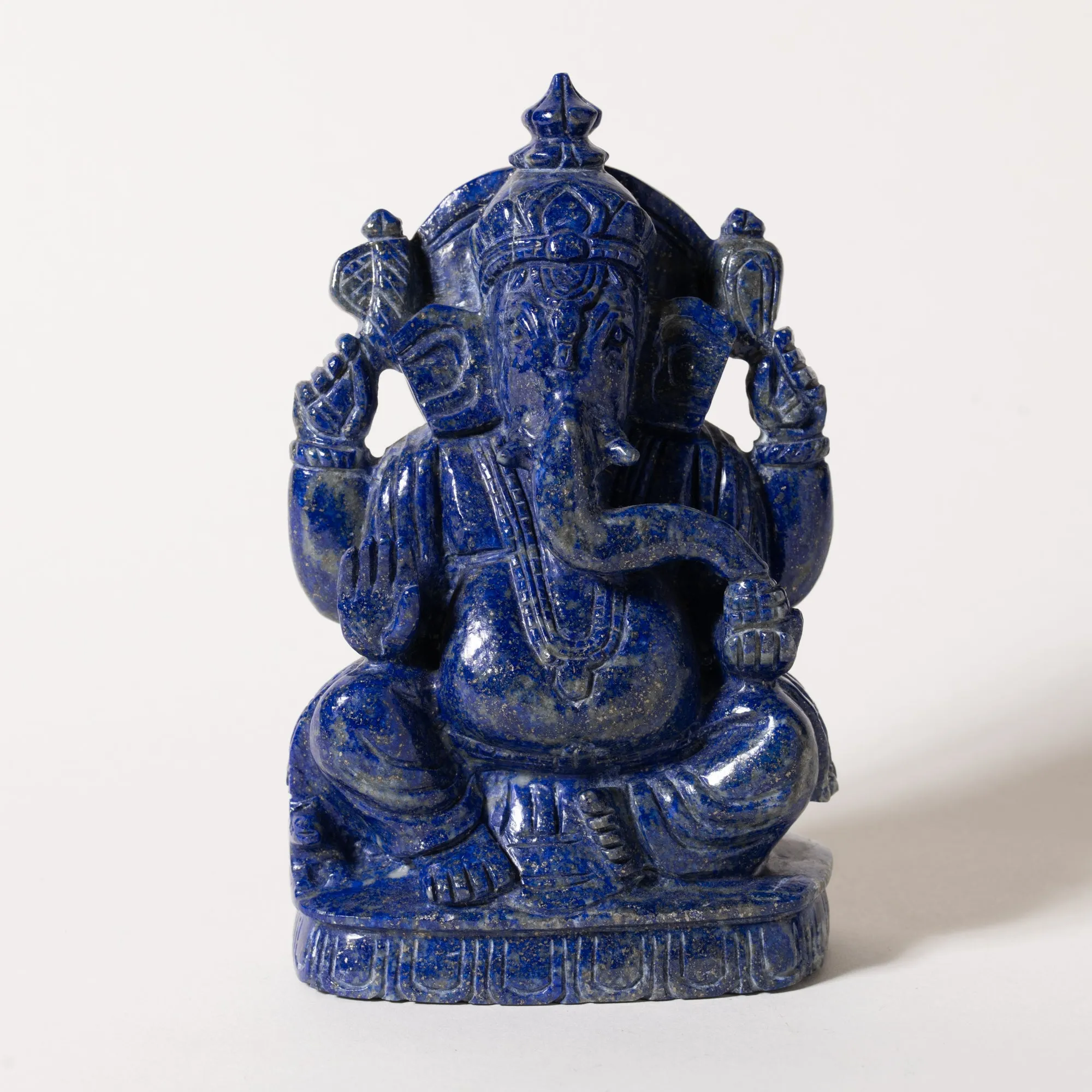 Lapis Lazuli Ganesha Statue