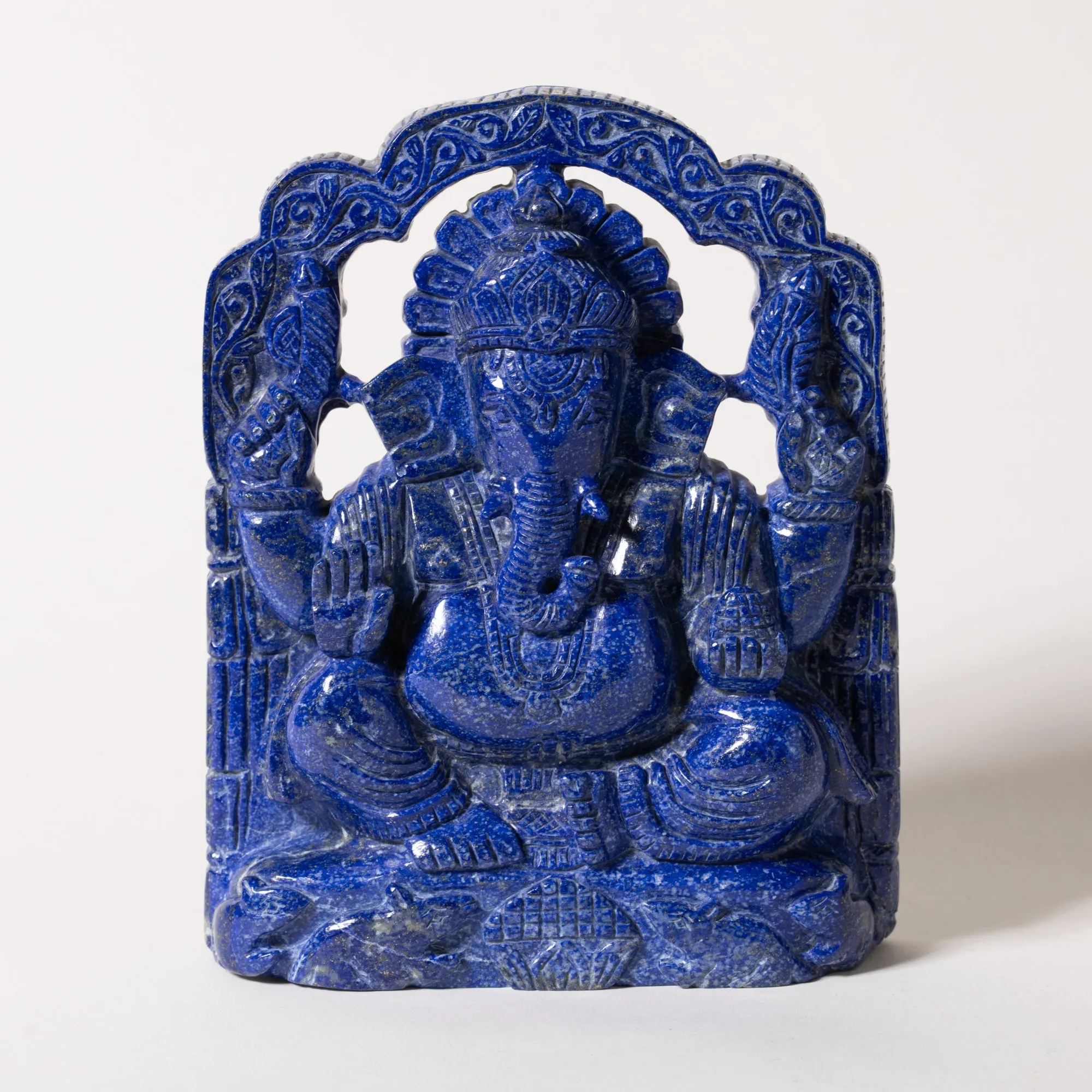 Lapis Lazuli Ganesha Statue