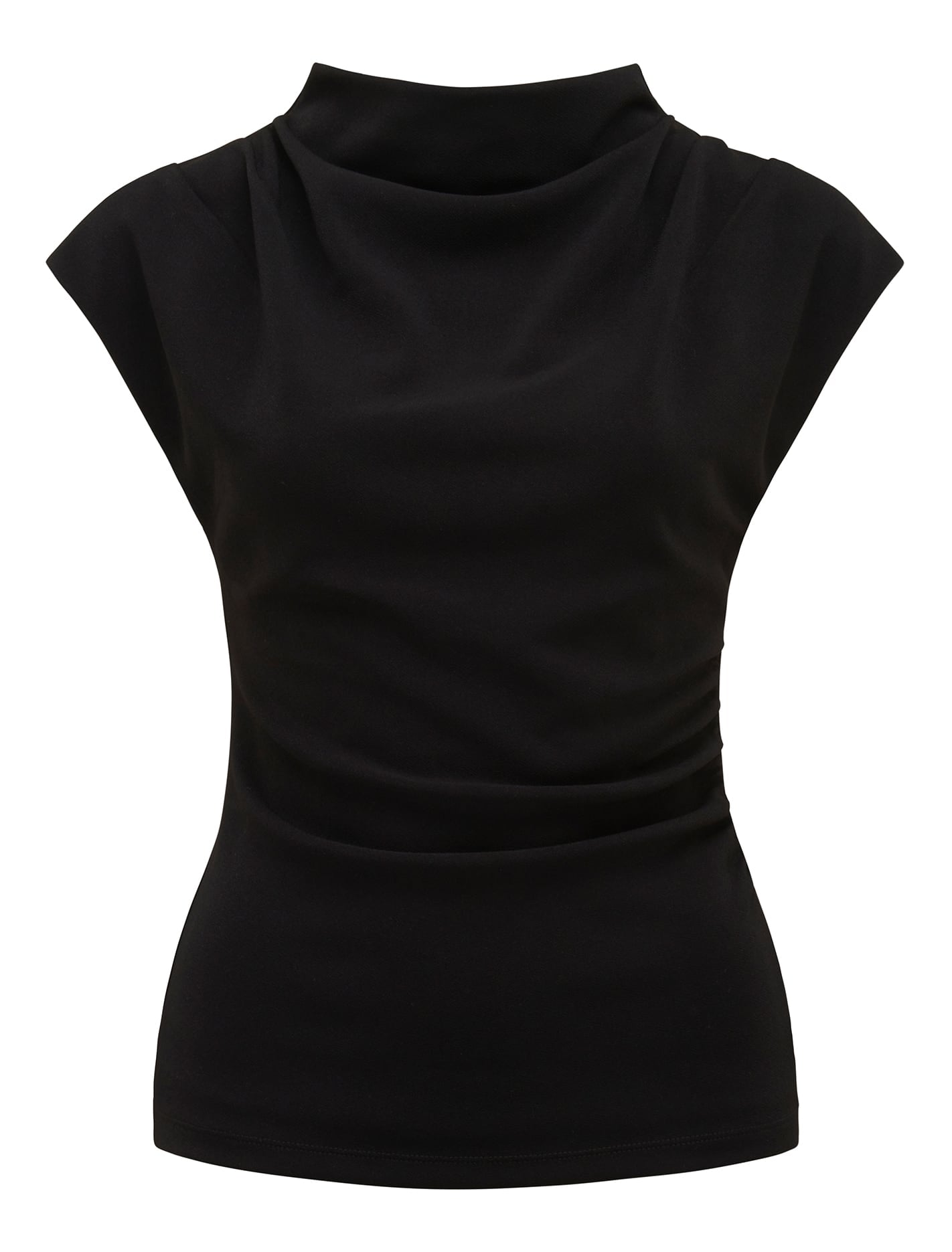 Leenah Grown On Neck Crepe Top