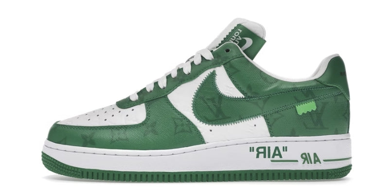 Louis Vuitton Nike Air Force 1 Low By Virgil Abloh White Green