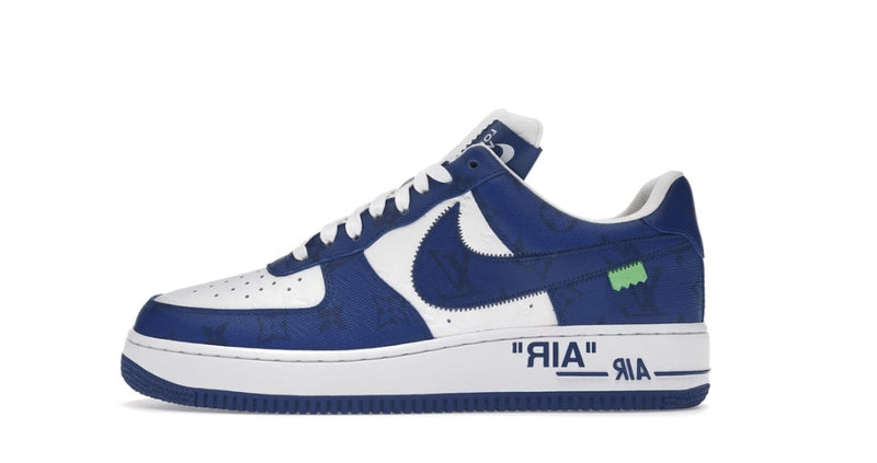 Louis Vuitton Nike Air Force 1 Low By Virgil Abloh White Royal