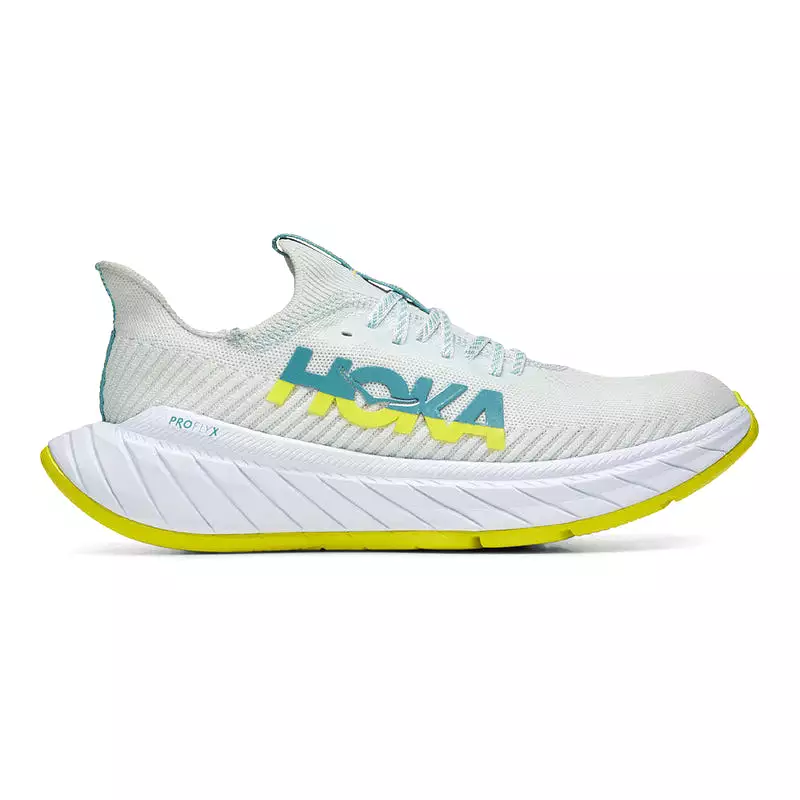 Men's Hoka One One Carbon X 3, Billowing Sail/Evening Primrose, 11.5 D Medium