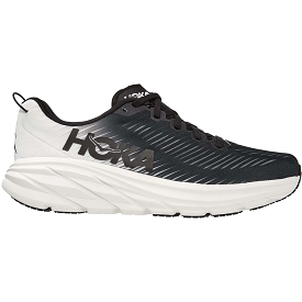 Men's Hoka One One Rincon 3, Black/White, 12 D Medium