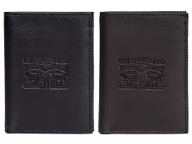 Mens Levi's 'Two Horse'Vertical Coin Wallet