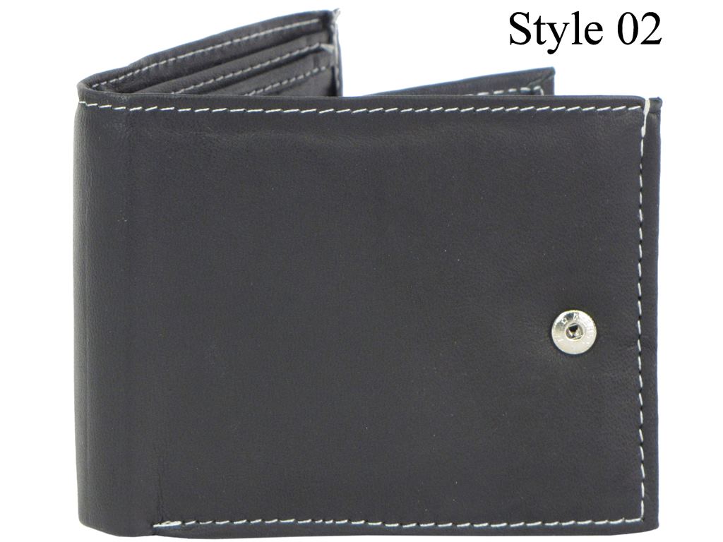 Mens Soft Leather Billfold Wallet