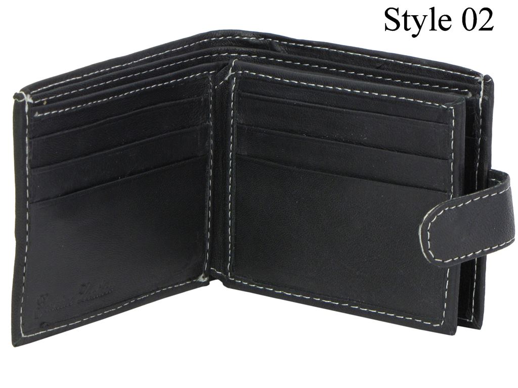 Mens Soft Leather Billfold Wallet