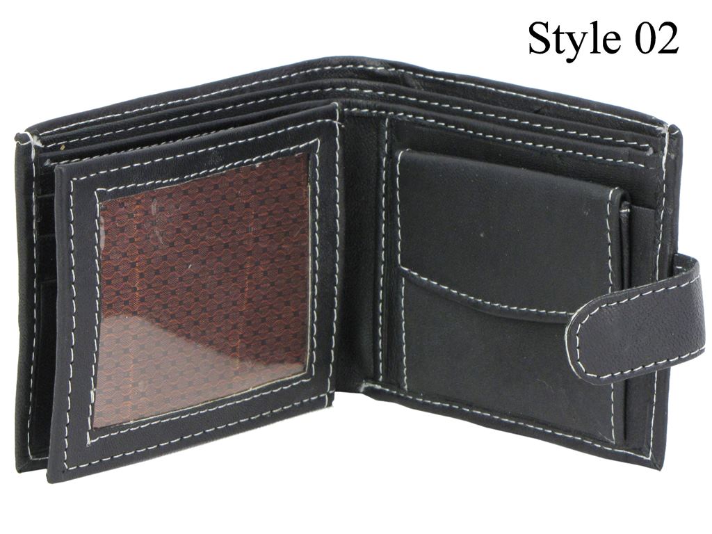 Mens Soft Leather Billfold Wallet