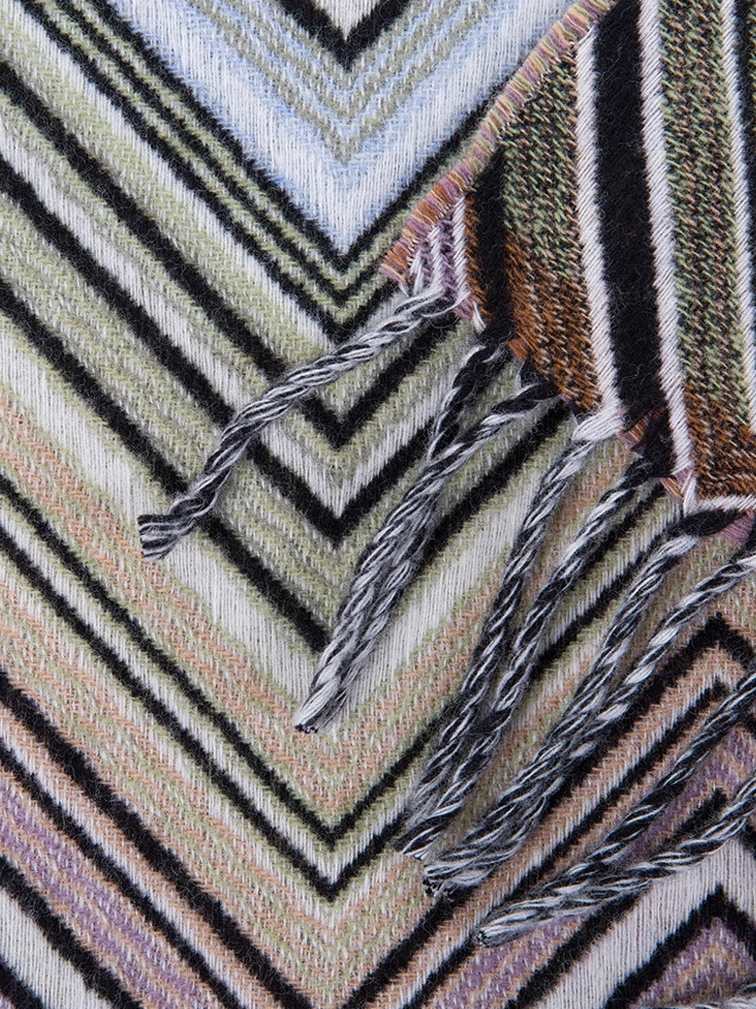 Missoni Home Perseo Zig-Zag Patterned Throw