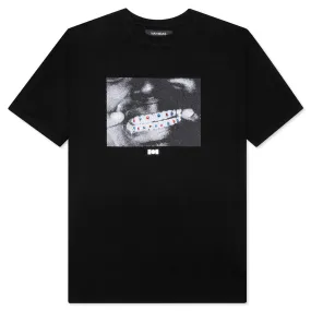 Nahmias x Kodak Black Crystal Grillz T-Shirt - Black