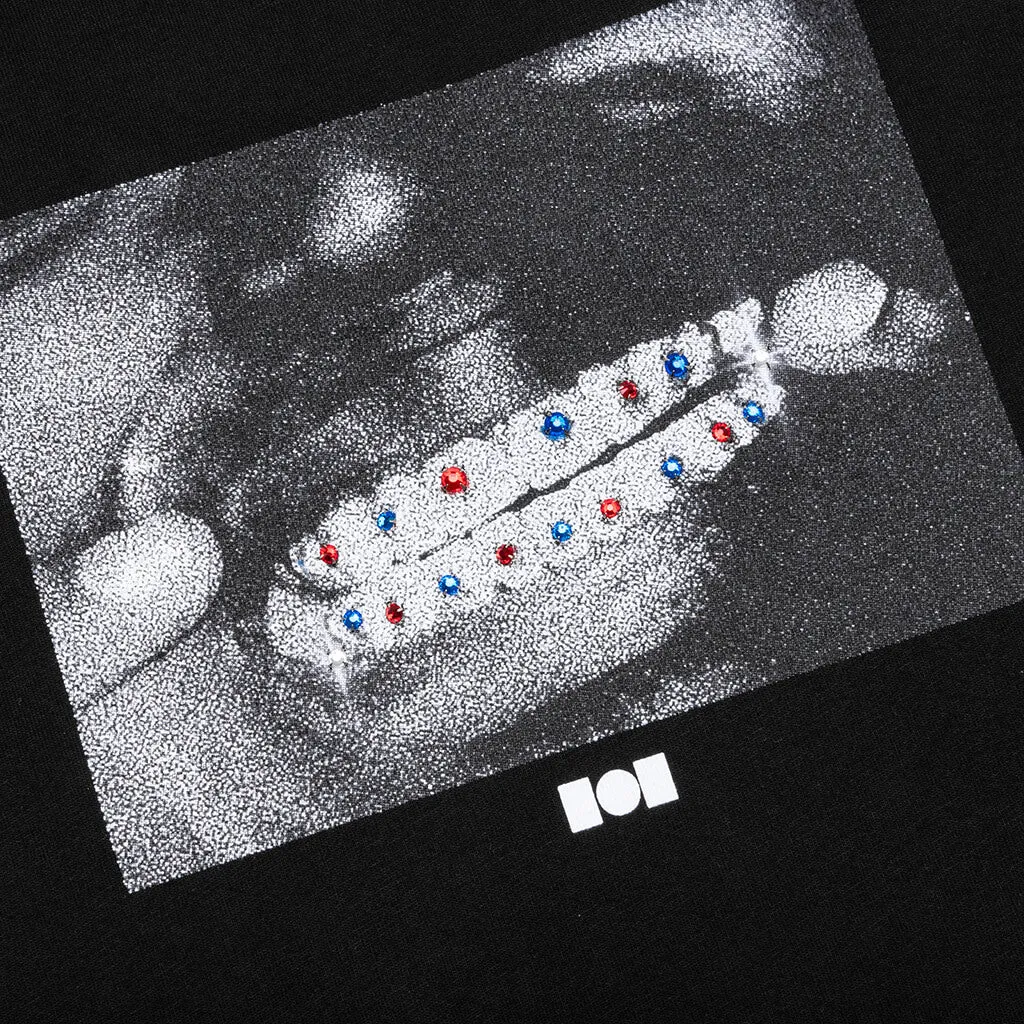 Nahmias x Kodak Black Crystal Grillz T-Shirt - Black