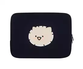 Navy Kuma Laptop Sleeves iPad 13 14 15 inch Cases Protective Covers Purses Skins Handbags Square Cushion Carrying Pouches Design